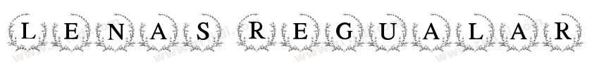 Lenas Regualar字体转换